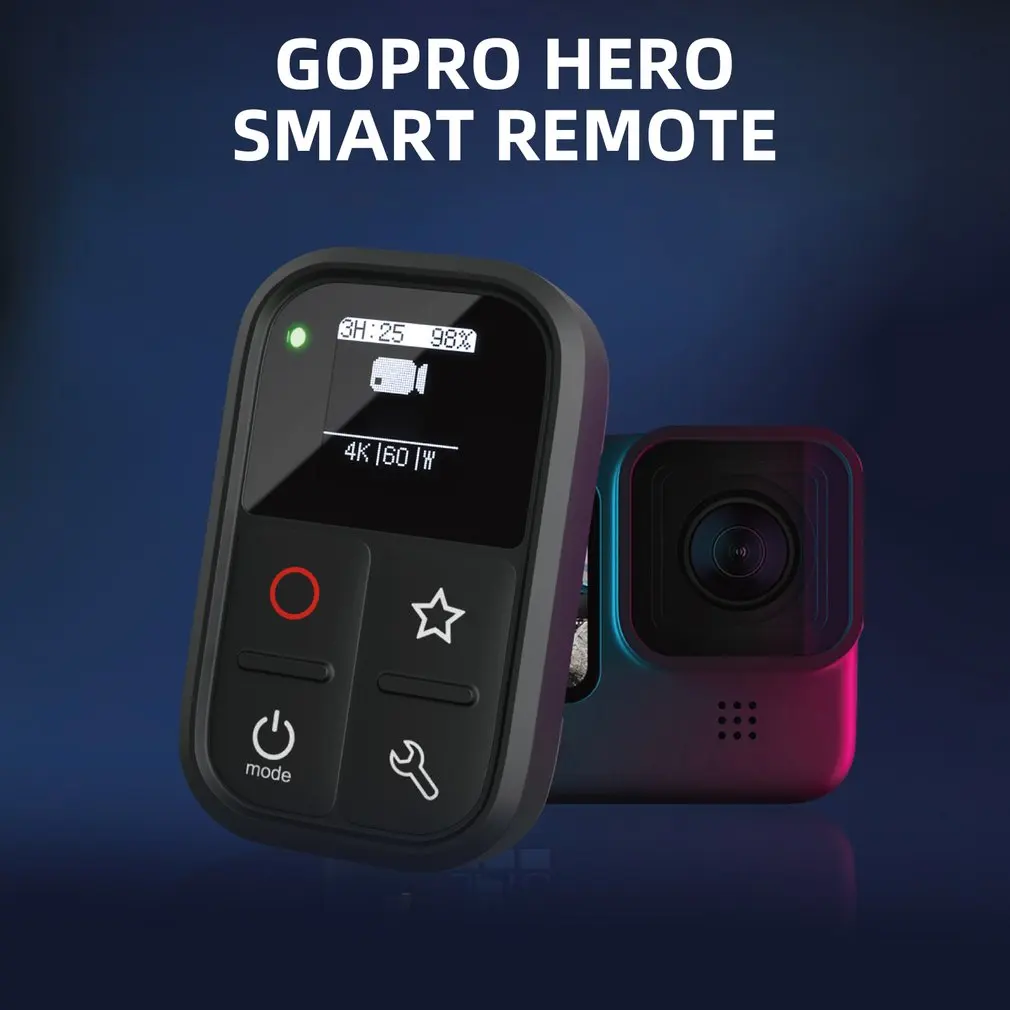 

Пульт дистанционного управления с мягким клеем для Gopro Hero 10 9 8 Max с браслетом, беспроводной смарт-пульт дистанционного управления, водонепроницаемый пульт дистанционного управления для экшн-камеры