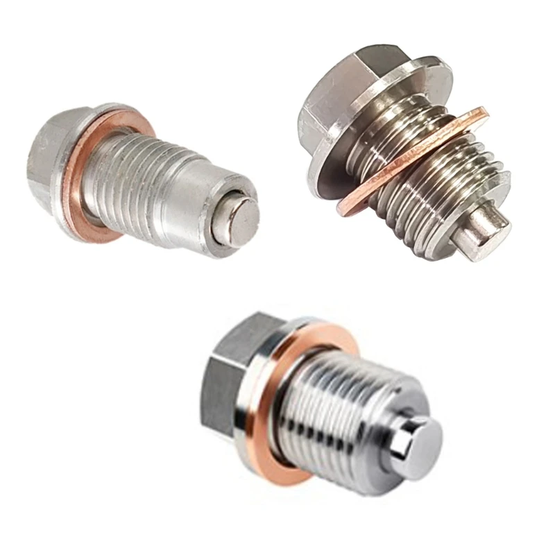 

M12x1,25/M14x1,5/M16x1,5 Болт сливной гайки масляного поддона Магнитная пробка сливного отверстия для масла