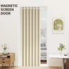 New Style Solid Color Magnetic Curtain Insulated Screen Door Curtains No-punch Indoor blackout For bedroom Living room Wardrobe 1