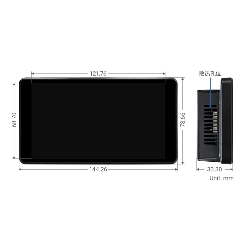 5.5 ġ AMOLED  뷮 ġ ũ, ABS ̽ +   1080X1920 HDMI ȣȯ ̽ ð 