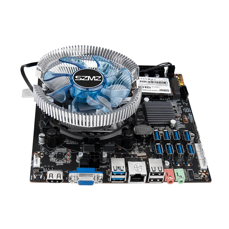 ATX-B75E computer Desktop motherboard DDR3 memory 128G Hard disk G530 processor CPU Heat sink