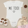 Twin Baby Boys and Girls Clothes Cotton Onesies “Coming Soon and Me Too” Beautiful Cute Infant Bodysuit Pregnancy Announcement 3