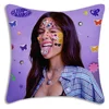 Hot Singer Rodrigos Olivia Sours Pillow Covers Cartoon Sofa Decorative Home Double-sided Printing Short Plush Cute Cushion Cover 5