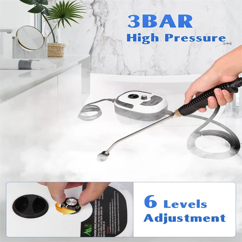 2500W Steam High Pressure Cleaner High Temperature Sterilization Steam Cleaner For Home Kitchen Hood Air Conditioner Cleaning