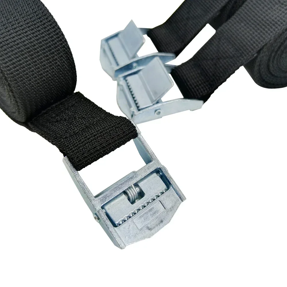 Durable Nylon Cargo Tie Down Strap with Zinc Alloy Buckle for Trucks Motorcycles