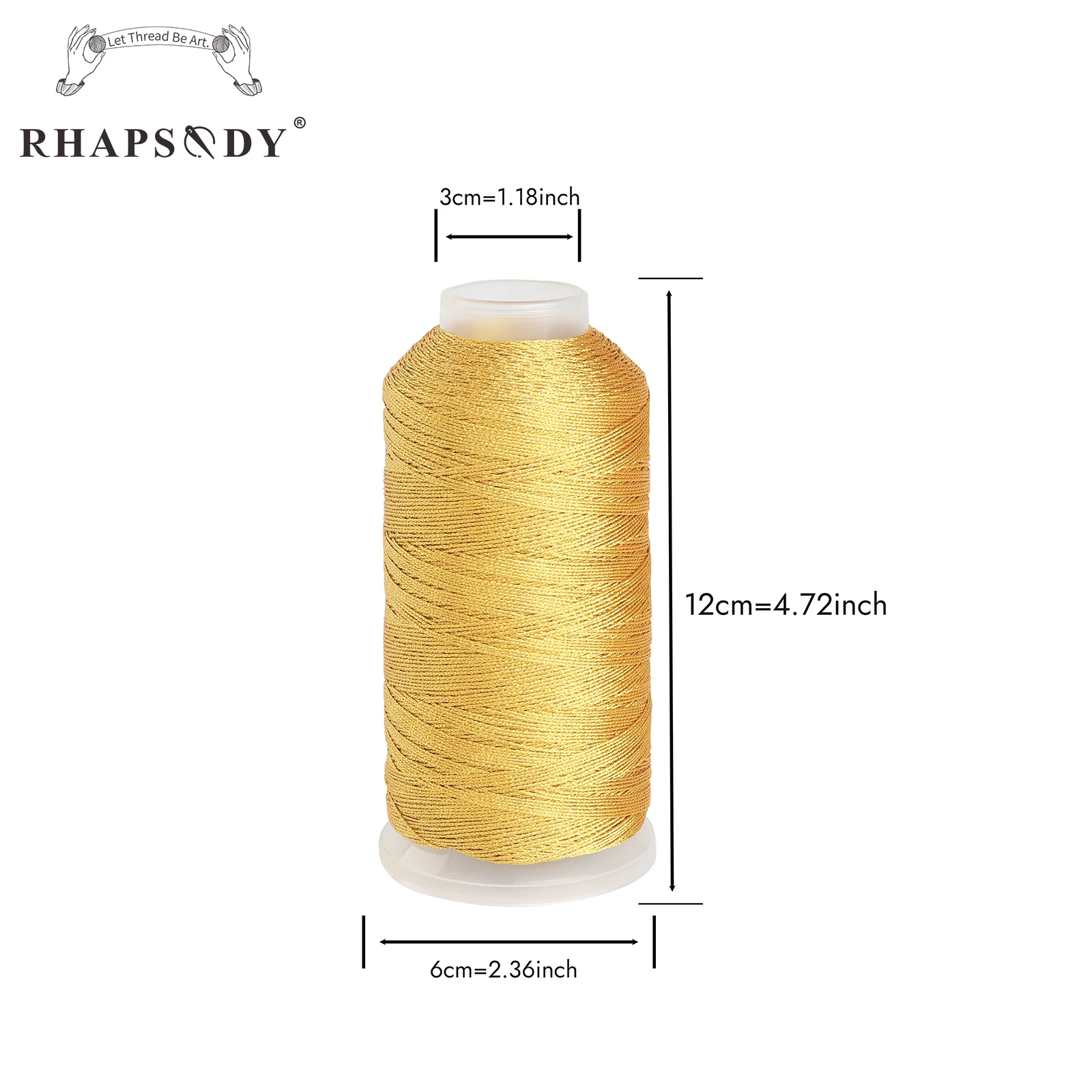 Description Picture 5 of itemRhapsody Metallic Thread 3/6/9/12 Strands Jewelry Thread Craft Gold Silver String Tinsel Handmade DIY Bracelet Knit Making Cord