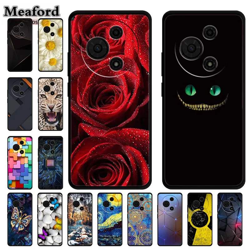 Luxury Rose Fashion Shockproof Silicone Soft TPU Phone Case Cover