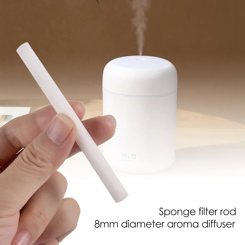 8X200mm Large Humidifier Aroma Filter Atomizer Replacement Cotton Swab 50Pack