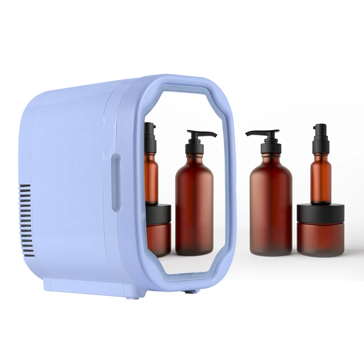 Small Car Camping Refrigerators Customize Display Portable Mini Bar Makeup Skincare Cosmetic 12v Beauty Fridge