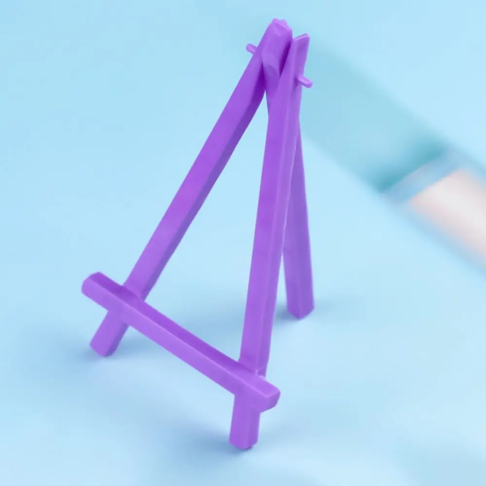 5pcs Plastic DIY Crafts Cards Holder Photo Display Desk Decoration Canvas Easel Mini Display Easel Drawing Tripod Sketch
