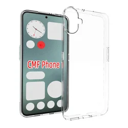 Ultra Thin Matte Soft Back Cover - Clear Silicone TPU for CMF Phone 1 5G (Ultrathin Clear Case)