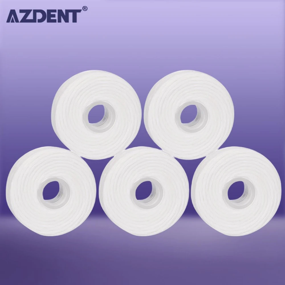 0.46€ 85% OFF|Azdent 5 Rollen 50m Zahnseide Mundhygiene Zähne Reinigung Zahnseide Spule Wachs Minze Zahnstocher Zahnseide Zahnseide Zahnseide|Zahnseide| - AliExpress