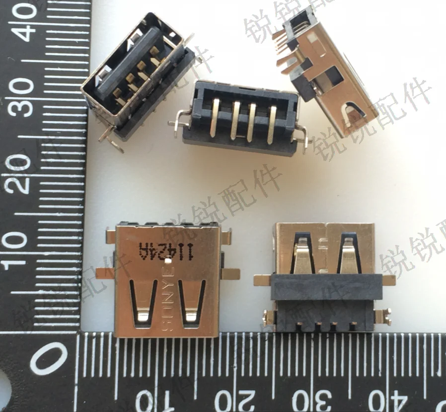 

Бесплатная доставка для ноутбука с портом USB 2,0, женское основание, Плоский порт 4P, коннектор с язычком на штативе