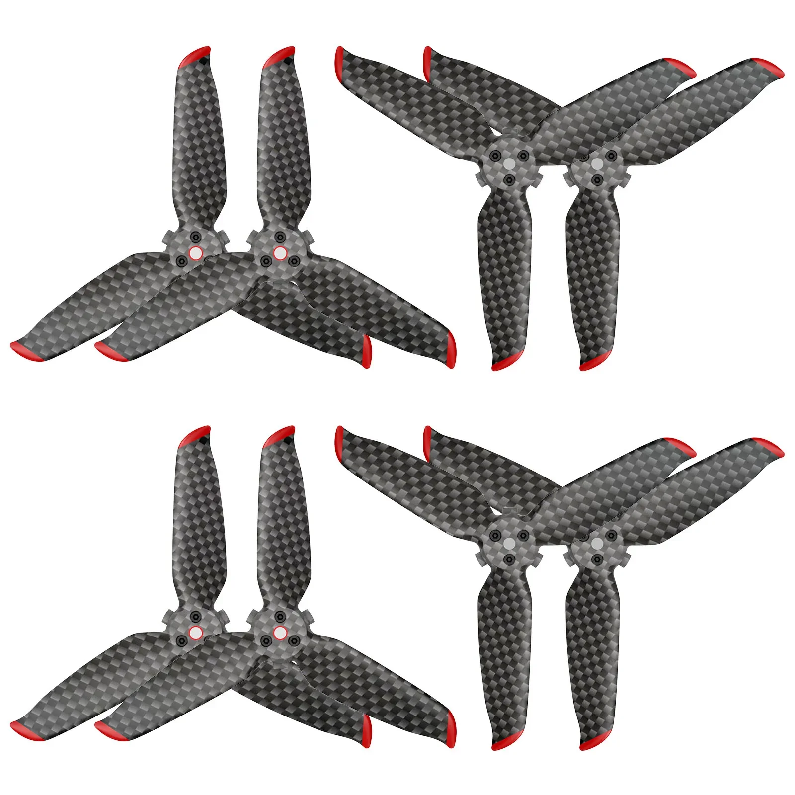 Propeller Replacement Parts Drone Propeller Blades Drone Propeller Drone Propellers For DJI FPV Carbon Fiber Propeller Hard and Durable Lightweight Propellers 5328S Foldable Low Noise Props 3-Blades Accessories