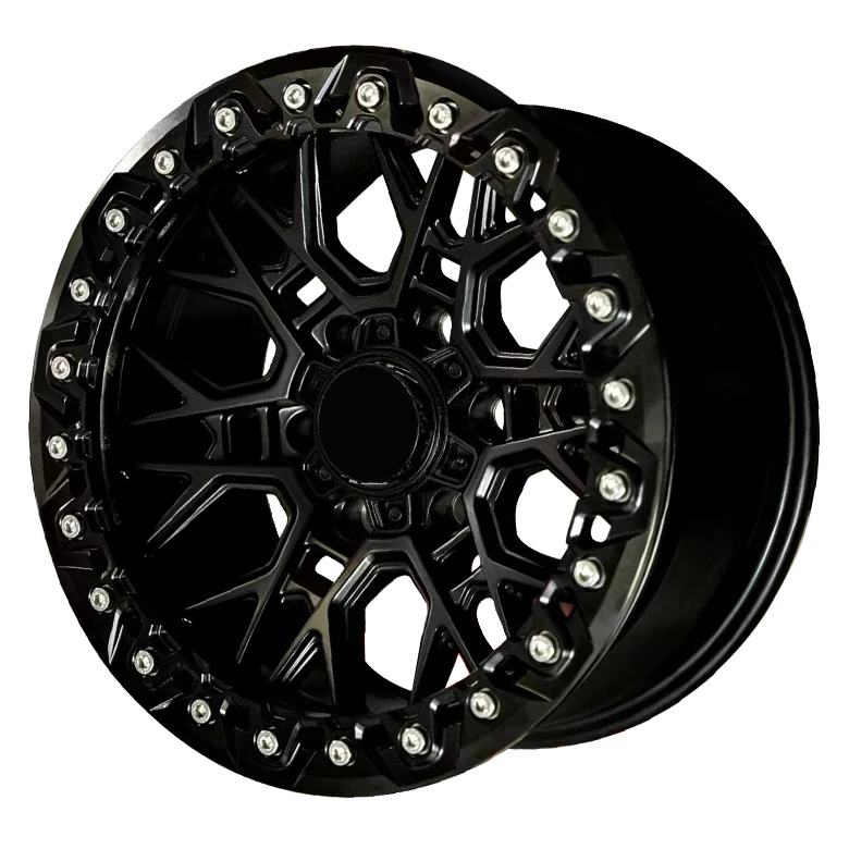 

New Arrival Deep Dish Negative Offset -30 17 18 20 22 24 Inch Alloy Wheels 4x4 Off Road Forged Wheels Real Beadlock Car Rims