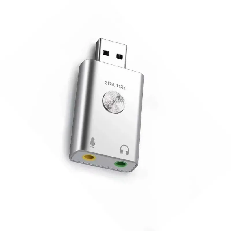 A77P-라이브 사운드 카드 USB 인터페이스, 3D 소음 감소 및 향상된 스테레오 음질 기능 탑재