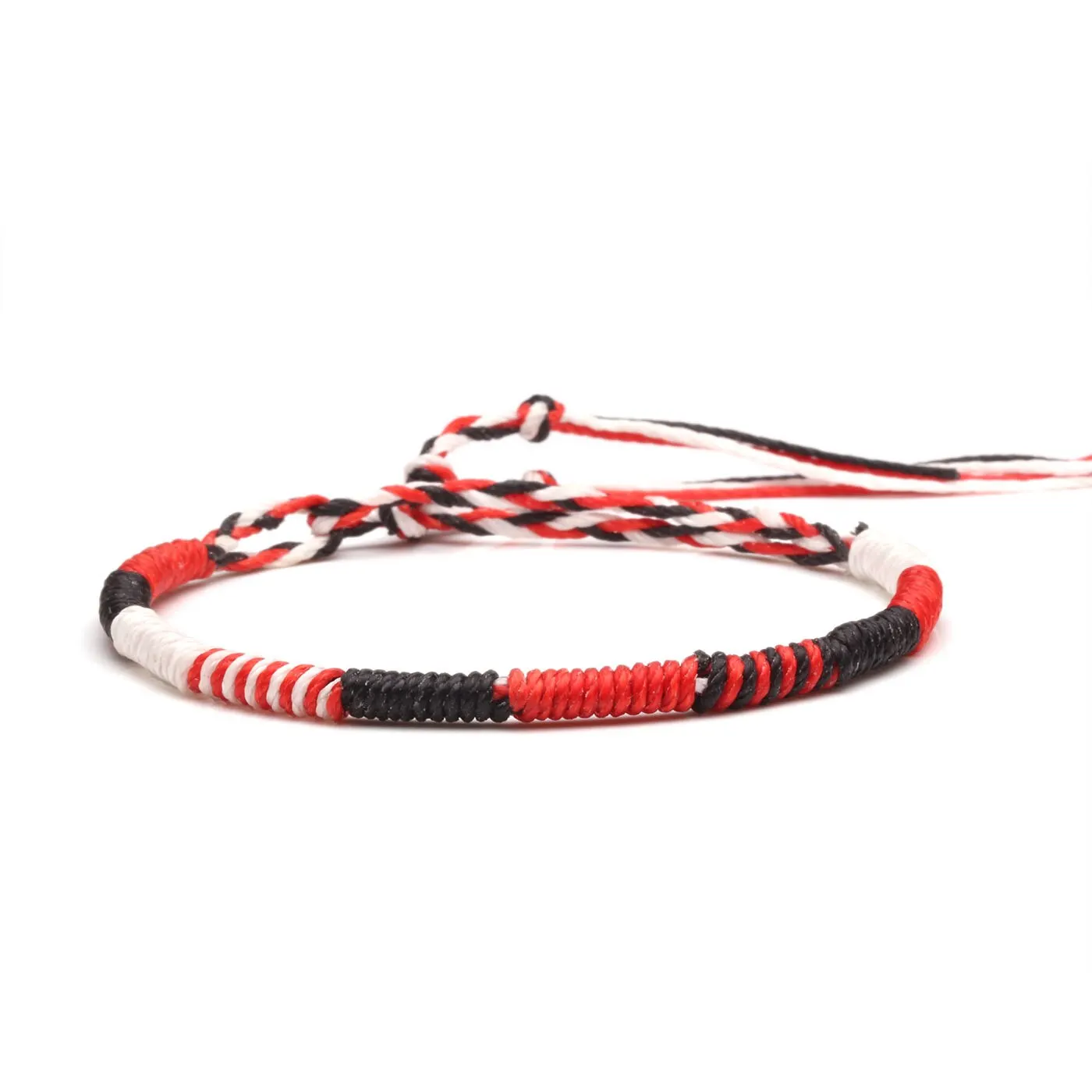 Gewachste Schnur hand geflochtenes Armband Frauen Männer neue Mode mehrfarbige Schnur handgemachte Boho wasserdichten Sommer Strand Schmuck vorhanden – Detail 27