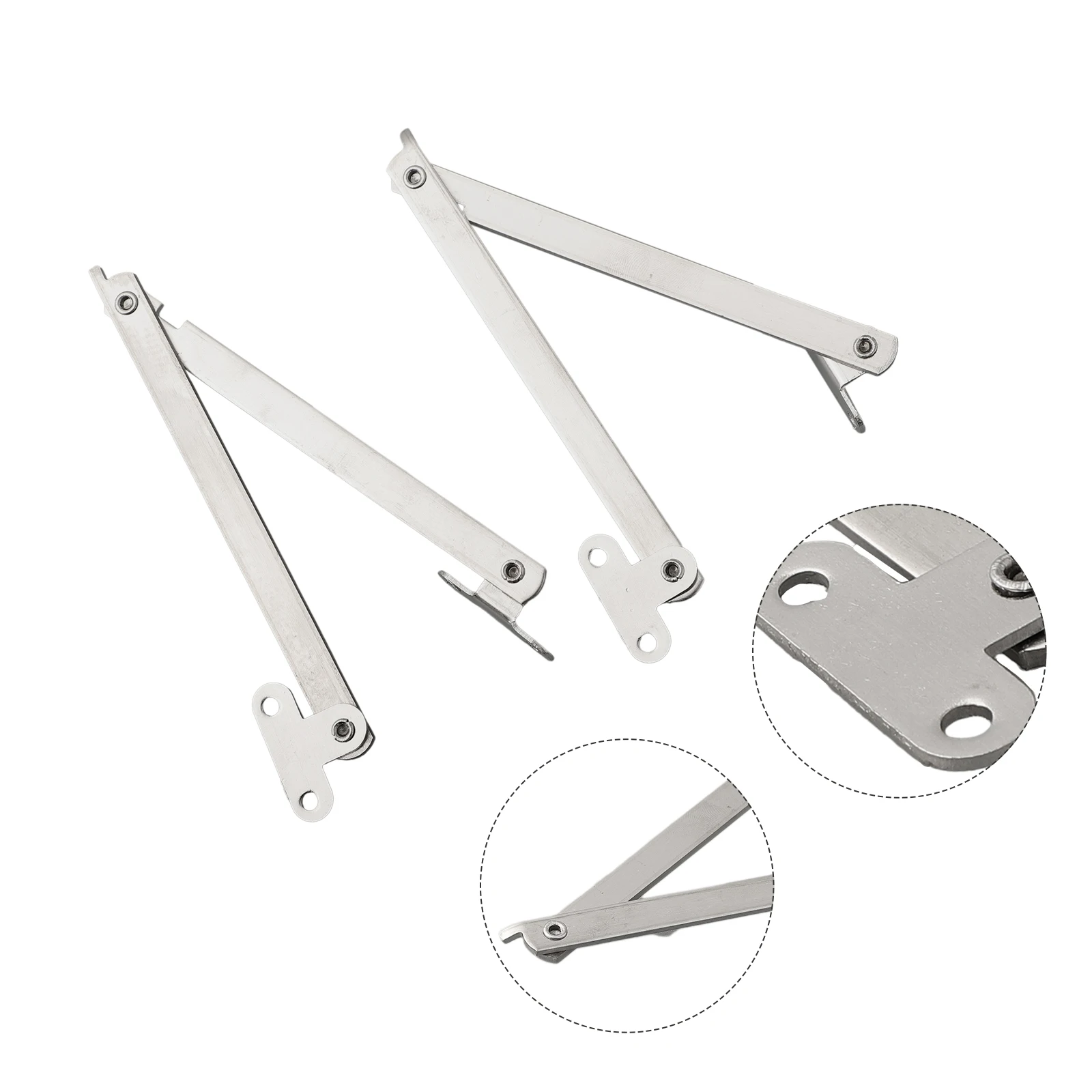 Stays Hinge 2pcs Hinges Folding Support Lid Support Hinge Stays Hinge Folding For Furniture Cabinet 180 Degree Lid Support