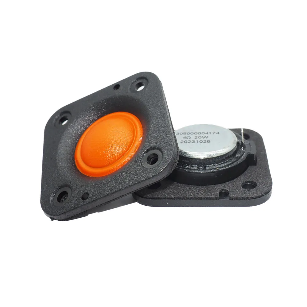 2Pcs/lot 1.9 Inch 48MM Tweeter Speaker 4 Ohm 20W Audio Ultrathin Hifi Silk Membrane Titanium Film Treble Loudspeaker DIY audio speaker,tweeter speaker,ultra thin speaker