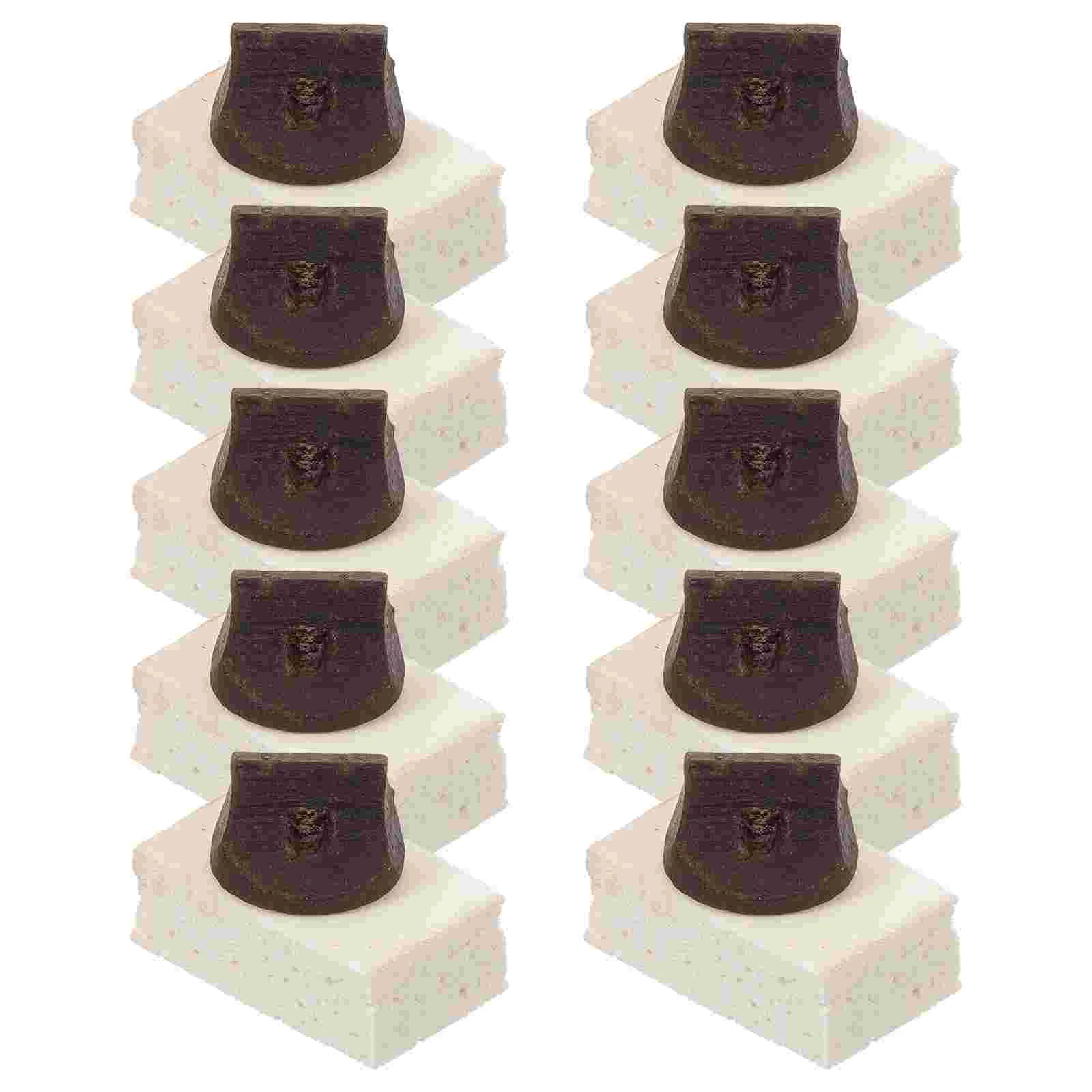 

10 Set of Erhu Accessories Musical Erhu Parts Bridge Replacement Erhu Silencer Pad Instrument Part