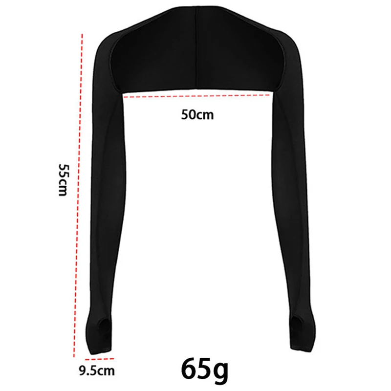Outdoor Golf Sports Shawl Gloves Women Summer Sun UV Protection Thin Neck Sunscreen Integrated Shoulder Sleeves Cycling Sunshade