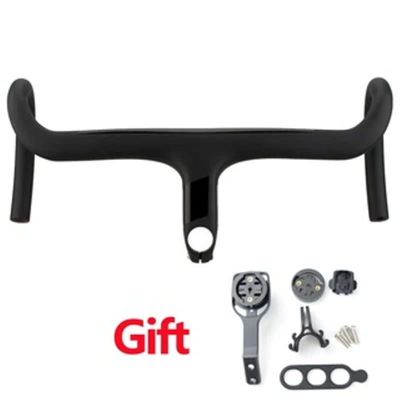 

2021 NEW T1000 Full Carbon Handlebar UD Bicycle Road Bike Handle Bar Integrated Handlebar With Stem for 28.6mm