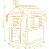 Multipurpose Theater Children's Garden Cabin - Weather Themed Fun Activities Suitable for garden courtyards, free shipping 6