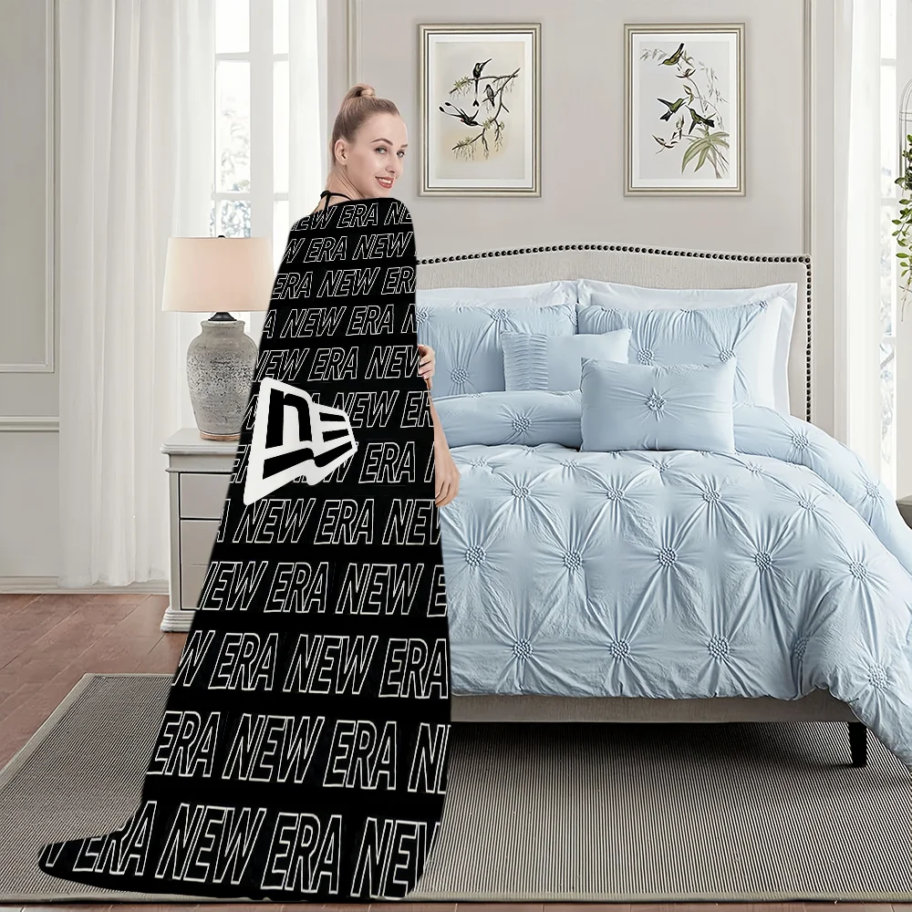 Brand Logo Blanket Plush Nap Sofa rug for Living Room N-New-S Warm Office E-Era-s Bedroom Birthday Home Travel Kid Gifts 5
