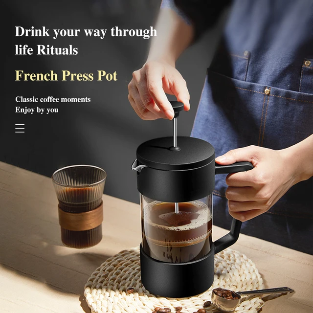 French Press Coffee Maker Camping  Outdoor Hiking Coffee Maker - Coffee Kit  Double - Aliexpress