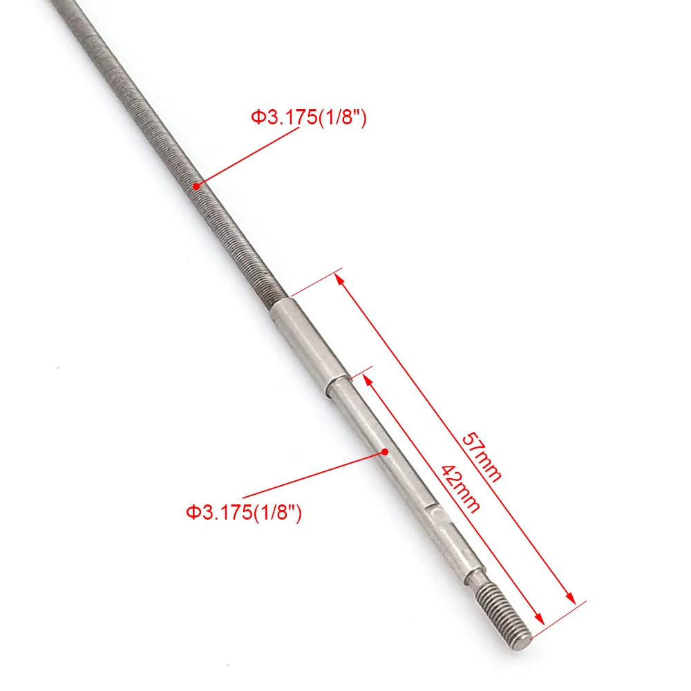 Arbre Flexible Bateau RC 3.175mm 34.5cm CW/CCW Lot de 1 ou 2