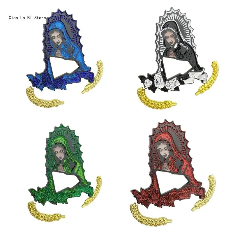 

Metal Hat Pin Lapel Pin Clothing Accessories Religion Enamel Brooch XXFD