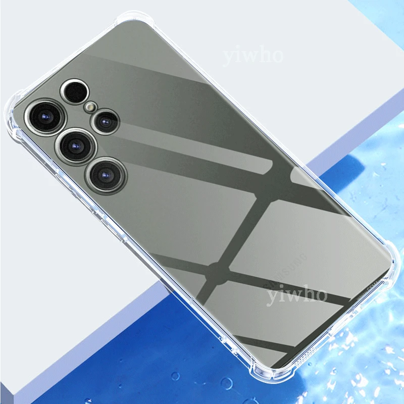 Shockproof Clear Silicone Soft Back Phone Case Cover