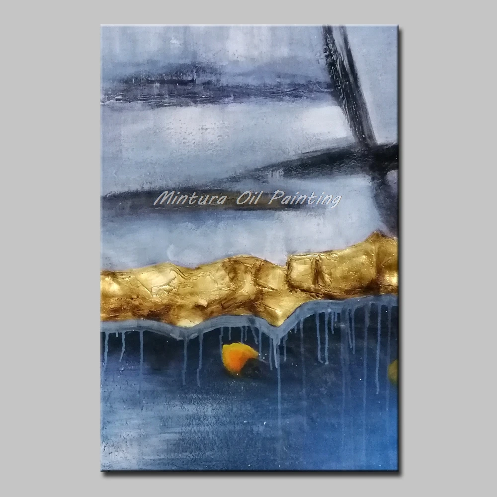 

Mintura 100% Handmade Modern Abstract Pictures Abstract Landscape Painting Home Decoration Oil Paintings Hotel Decor No Framed