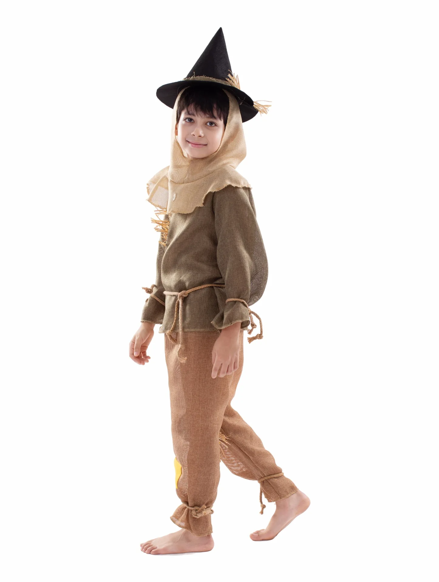Halloween Scarecrow Straw Costume Hat Kit Cosplay Party Stage Performance Outfits