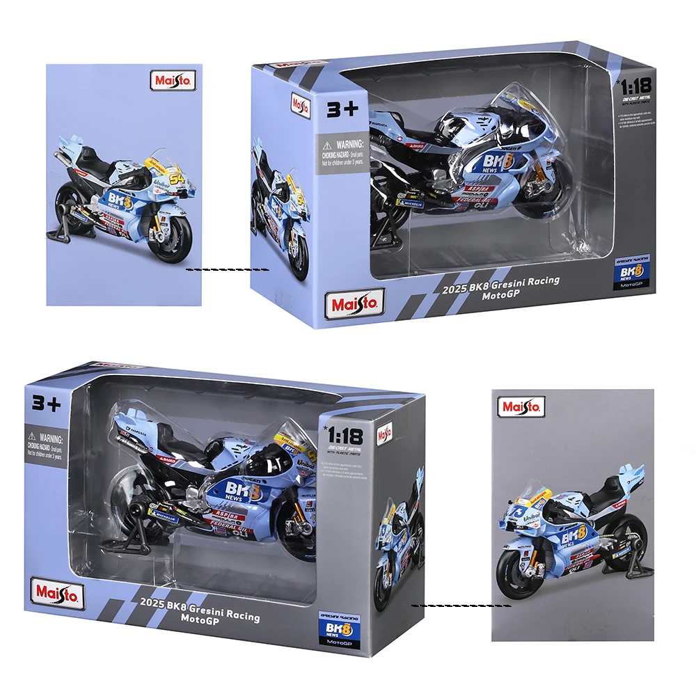 Die-Cast 1:18 Scale Racing Motorcycle Collectible Toy by Maisto
