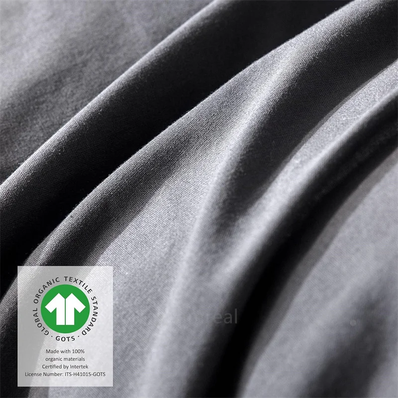 Washed Cotton Bed Linen Bedding Set 4 Pieces Bed Sheets Set Solid Color Comforter Cover Couple Queen King Size Bed Quilt Cover 5