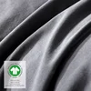 Washed Cotton Bed Linen Bedding Set 4 Pieces Bed Sheets Set Solid Color Comforter Cover Couple Queen King Size Bed Quilt Cover 5