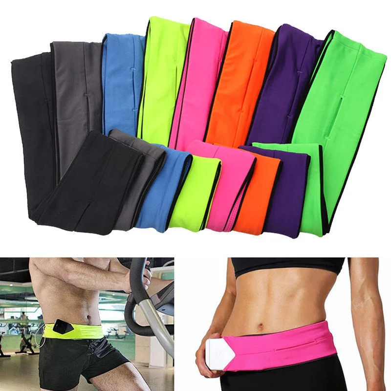 

Professional Running Waist Bag Men Women Gym Yoga Sports Bag Trail Invisible Mobile Phone Money Running Belt Fanny Waist Pack