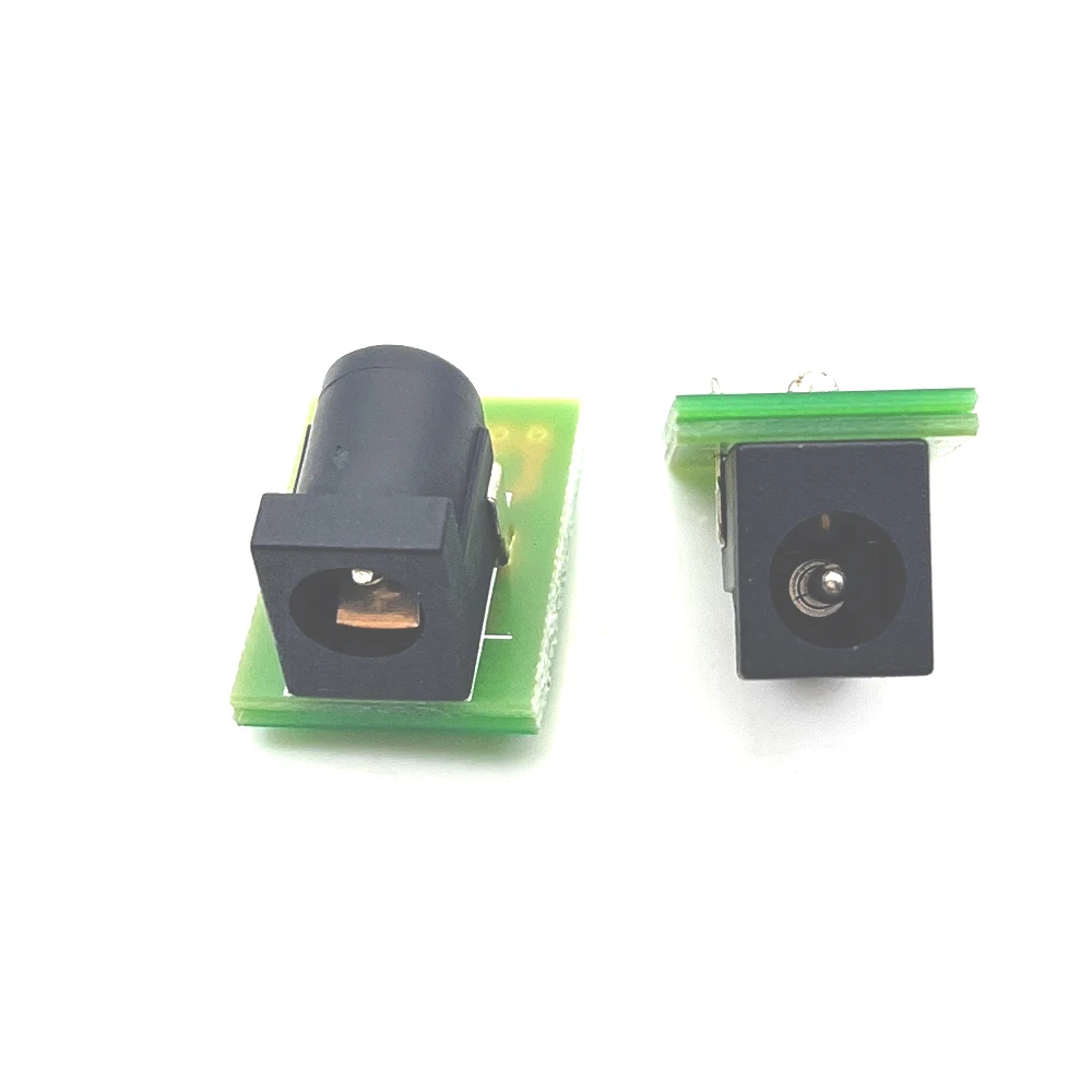 6P DC005 5521 DC 1 to 2 Double-sided test board Panel Power Jack Socket Female Connector Mount Circuit board size 5.5mm x 2.1mm