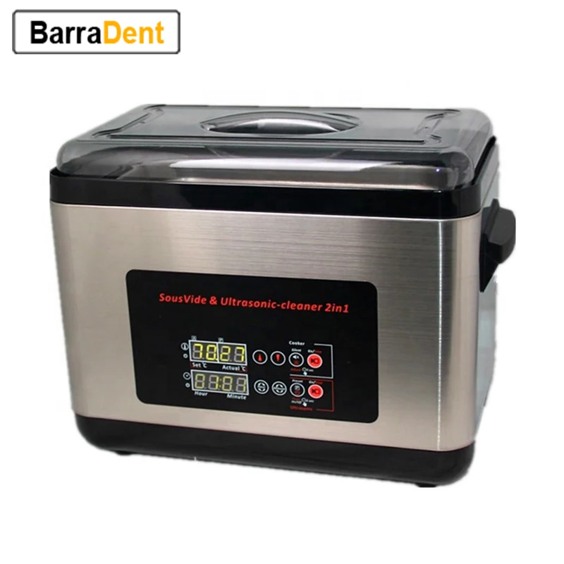 2 In 1 Stainless Steel Electric Sous Vide Cooking Ultrasonic Cleaner 6L
