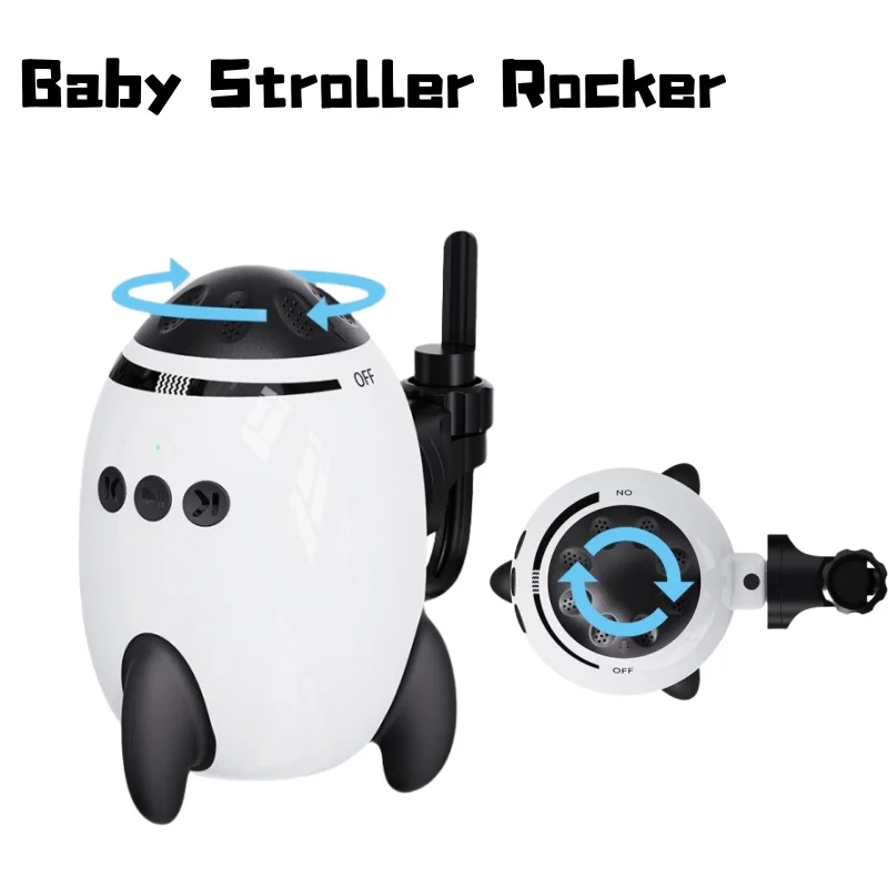 Portable Automatic Baby Rocker Device for Pram Stroller Hands Free Rocking With Soothing