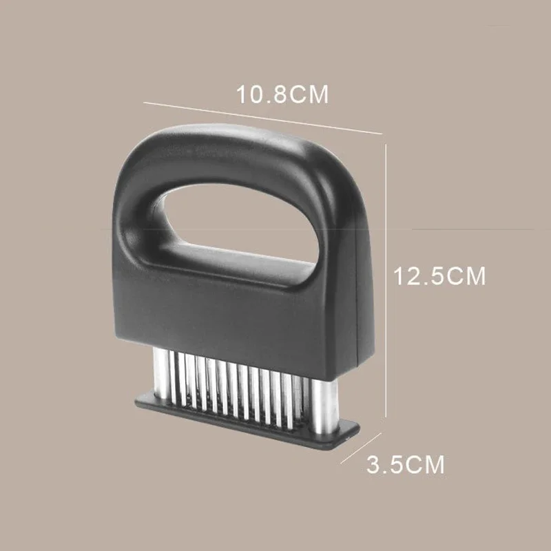 Retractable Stainless Steel Meat Needle Softener Tenderizer Kitchen Cooking Steak Hammer Pounder Tools Meat Beater 1PC meat tenderizer mallet