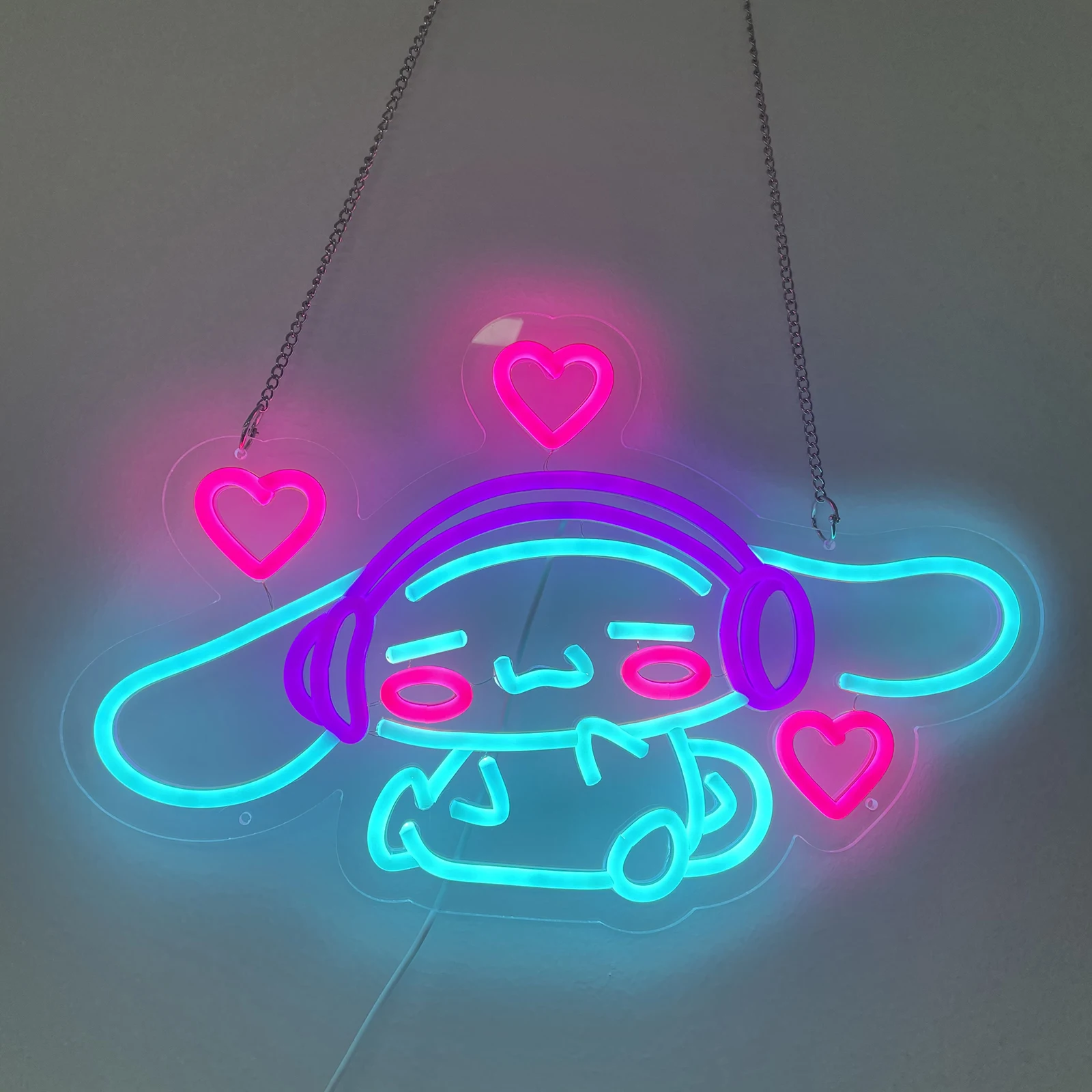 

Kawaii Anime Neon Sign Custom Japanese Neon Light Art Sign Kids Room Decoration Game Room Wall Neon Light Sign Birthday Gift