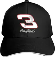 Dale Earnhardt Sr #3 Baseball Cap Trucker Cap Cowboy Hat Adjustable Hat for Men Women Unisex 1
