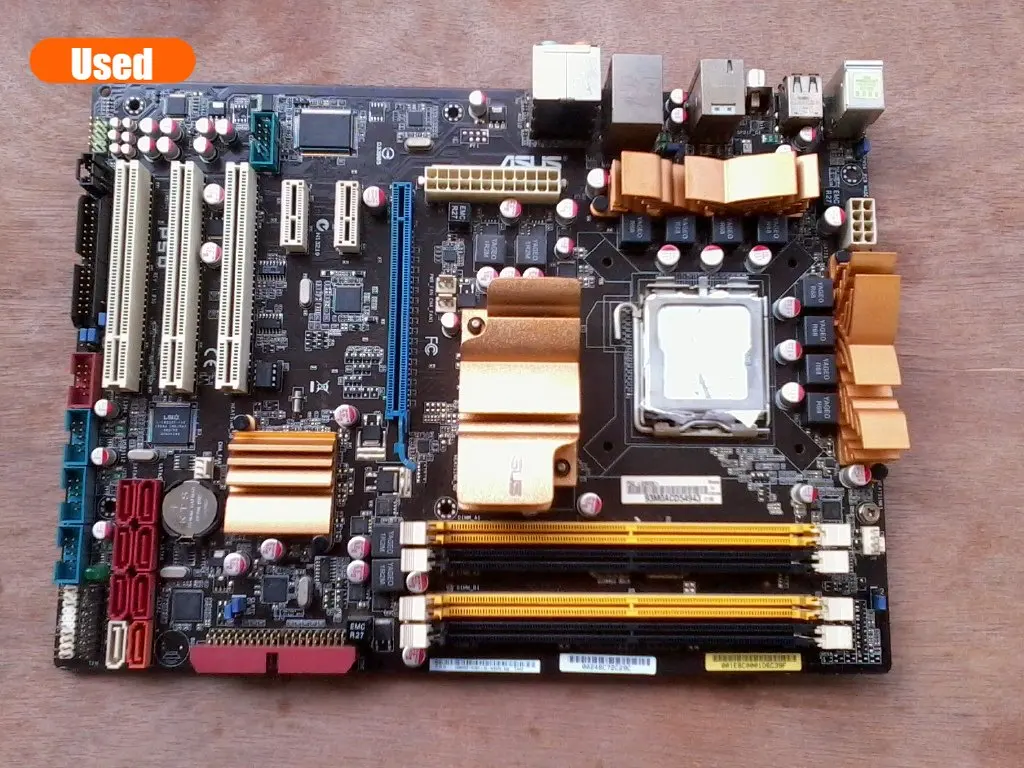 

original motherboard for P5Q LGA 775 DDR2 RAM 16GB USB2.0 SATA2 P45 NON-integrated Desktop motherboard Free shipping