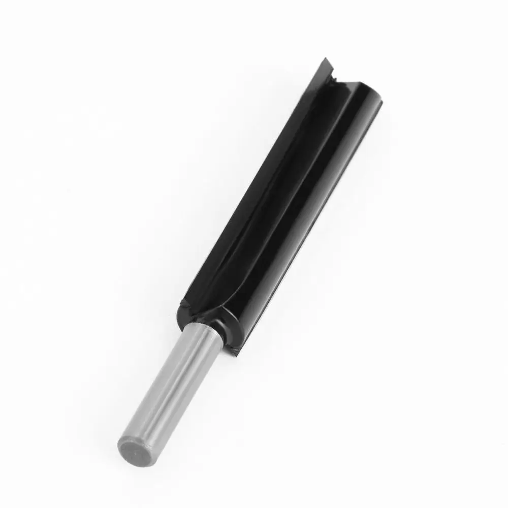 

Lengthening Milling Cutter 8mm Shank Straight Tooth Slotting Cutter Carving Machine Double Flute Router Bits Woodworking Tool
