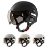 Bicycle Safety Helmet 3C Certified Electric Vehicle Helmet Unisex Battery Vehicle Helmet Motorcycle Riding Half Helmet 1