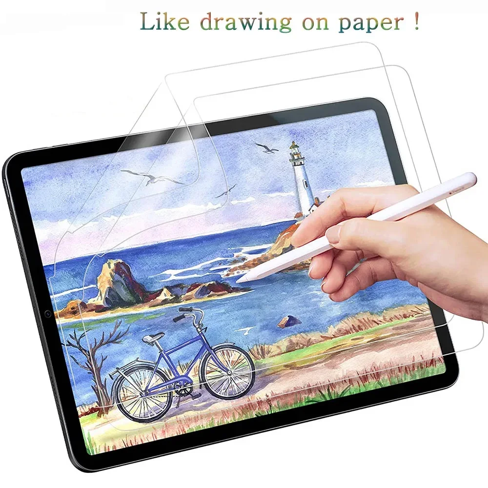 Like Paper Film for Samsung Galaxy Tab S9 Plus 12.4 Ultra 14.6 S8 S9 11 FE  S7  S8 Plus S7 12.4 S7 S8 11 S6 Lite A8 10.5 A 8.0 penghuwan plush foxy coque shell phone case for samsung s20 plus ultra s6 s7 edge s8 s9 plus s10 5g