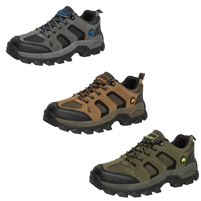 2023 New Arrival Hiking Shoes Men Outdoor Hiking Boots Non Slip Trekking Shoes Men Mountain Climbing Shoes Fast Shipping