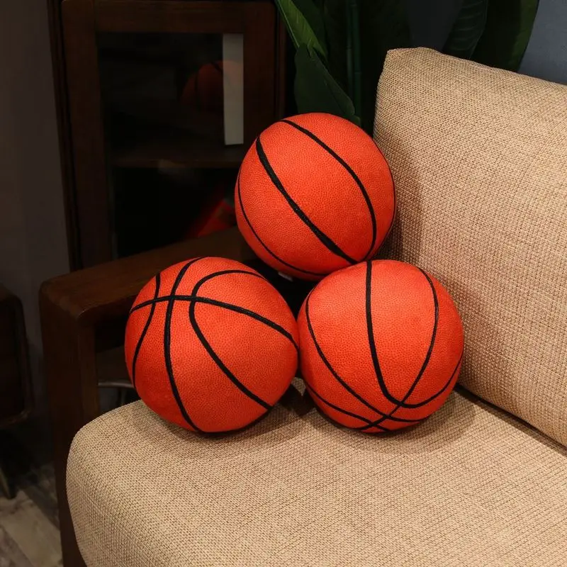 Almohada De Baloncesto Balon De Basquetbol De Felpa Suave Almohada De Baloncesto Balon De Basquetbol De Felpa Suave